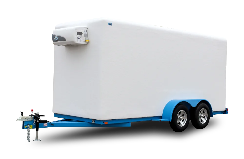 6x16 freezer trailer rental available in Los Angeles