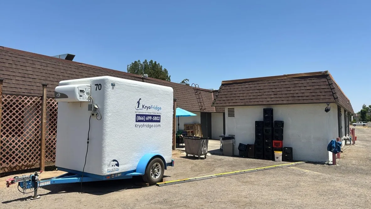 Wedding Freezer Trailer Rental in Glendale, Los Angeles